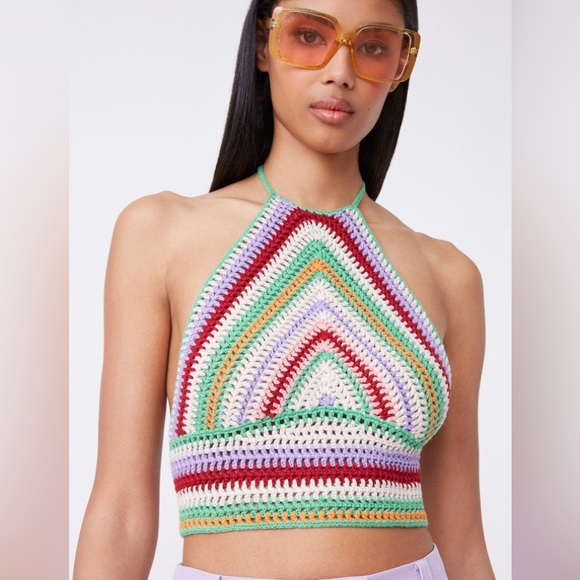 SUNCOO PARIS CROCHET HALTER - Picture 5 of 14